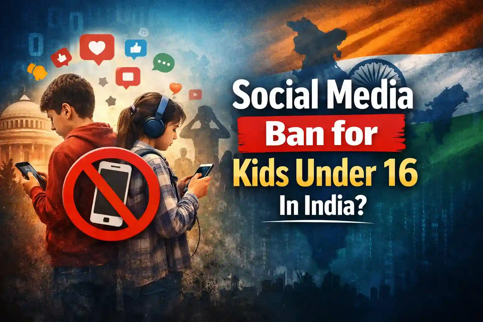 social media ban for teens in india