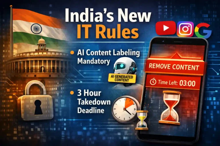 india new it rules ai content labeling