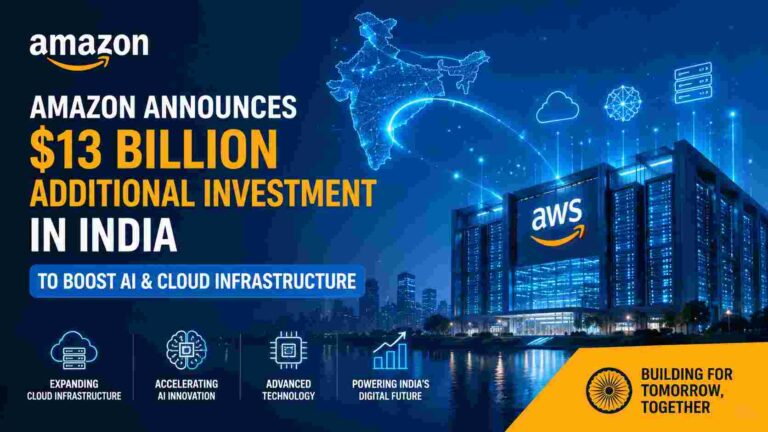 Amazon invests 13 billion India AI cloud expansion
