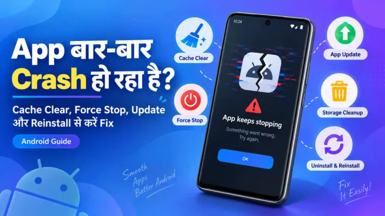 android app crash hone par kya kare